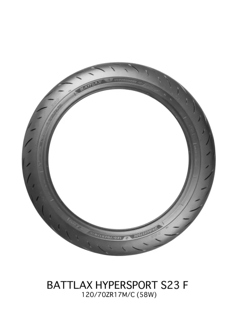 BRIDGESTONE - S23 120/70ZR17 (58W) TL - 03010989