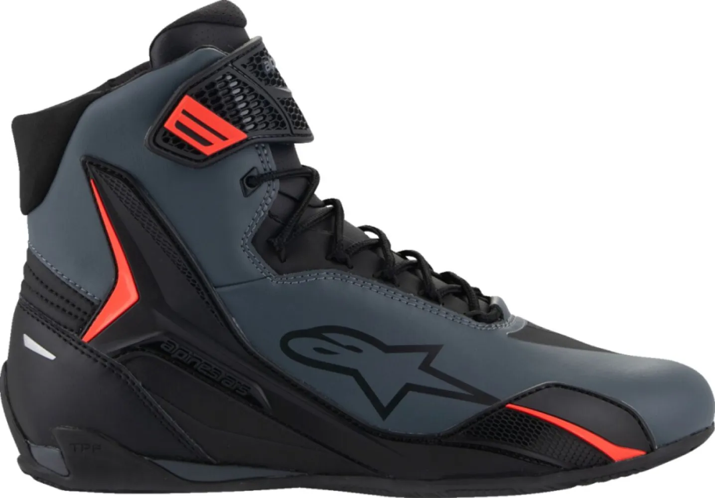 ALPINESTARS (ROAD) - SHOE FASTER V4 BLK/GRY/RD 11 - 34053692