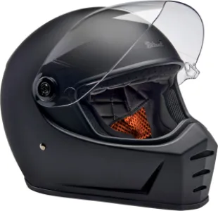BILTWELL - HELMET LANESPLTR F BLK XS - 010116710