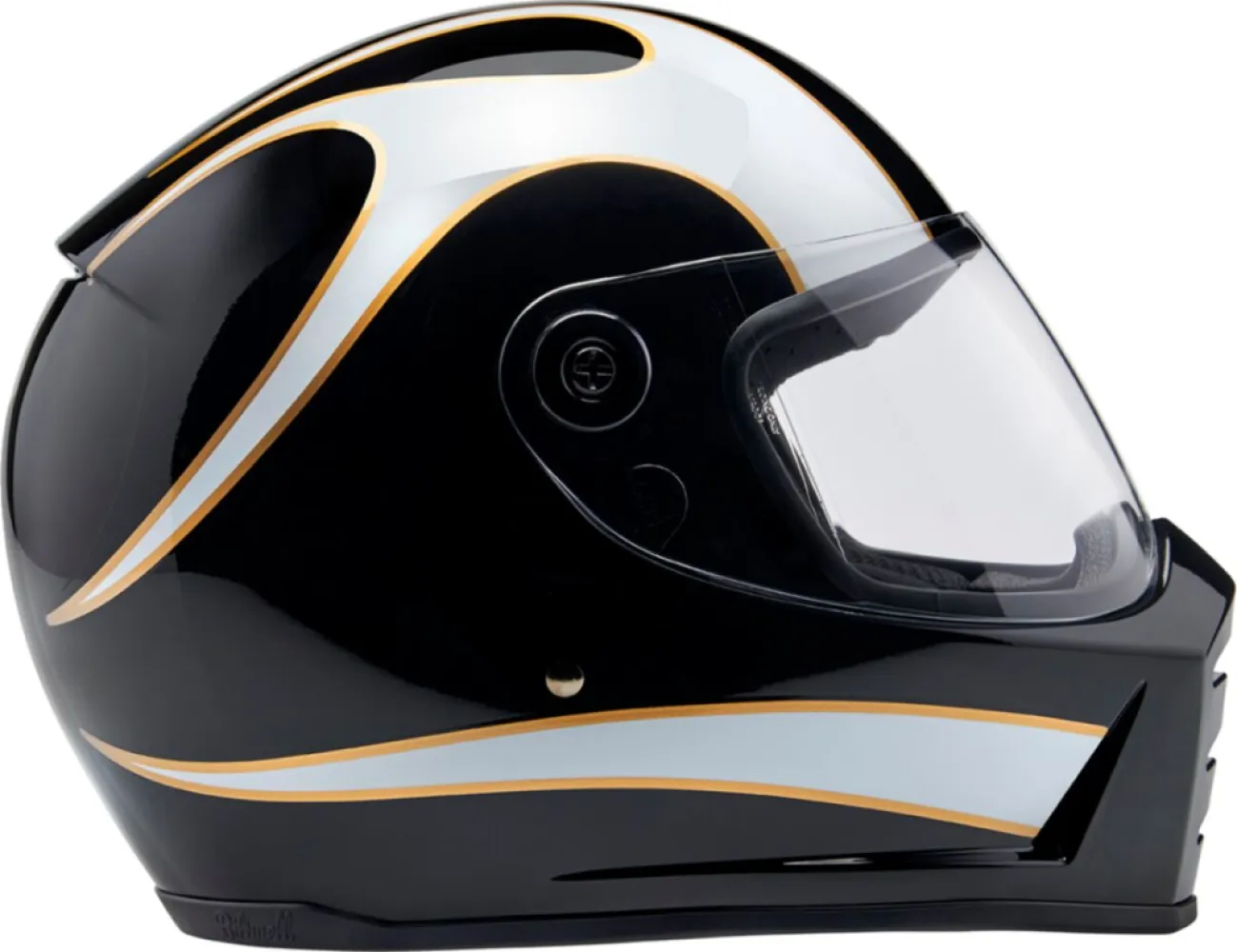 BILTWELL - HELMET LANESPLTR BK/WT SM - 010116729