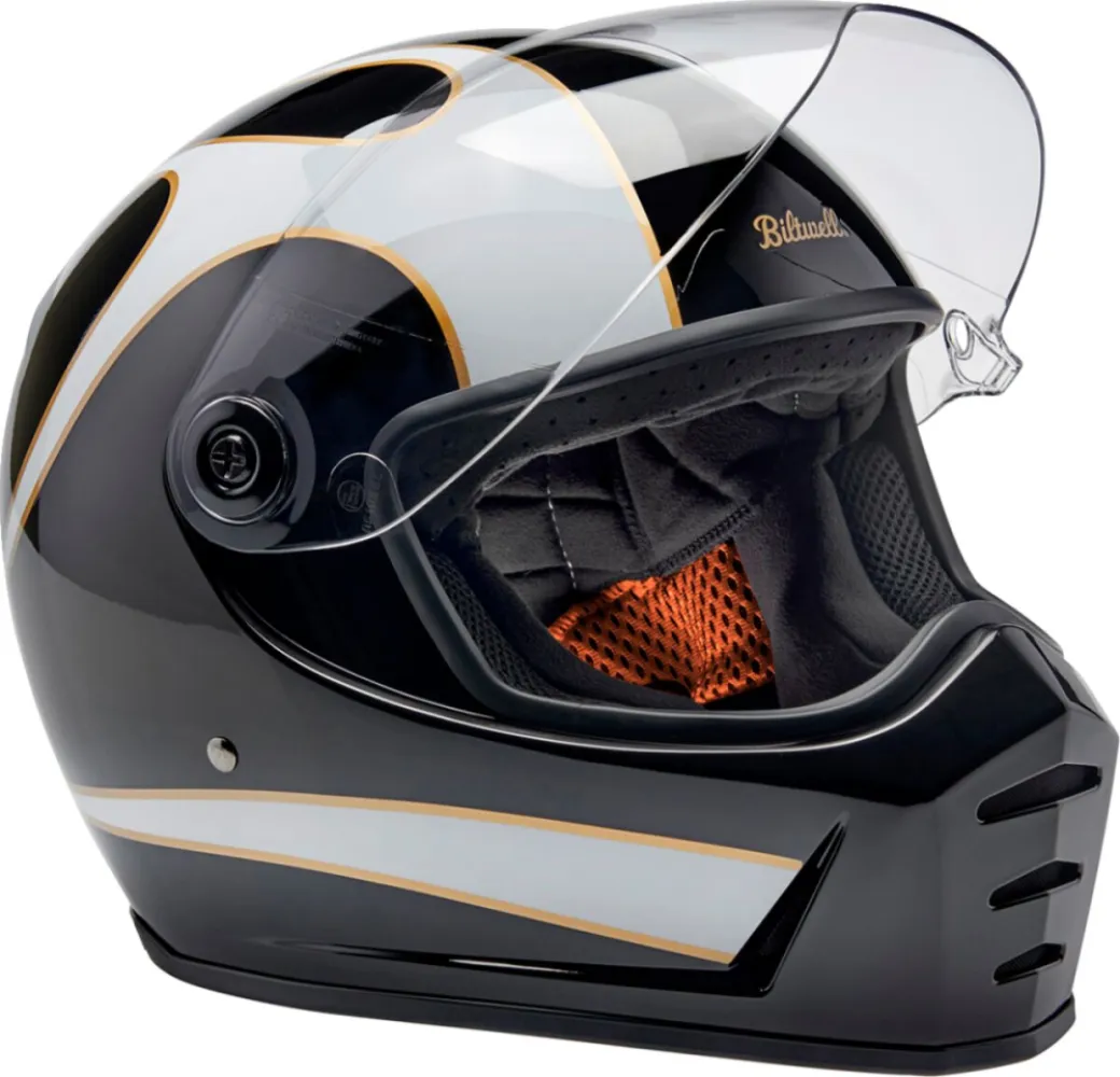 BILTWELL - HELMET LANESPLTR BK/WT XL - 010116732