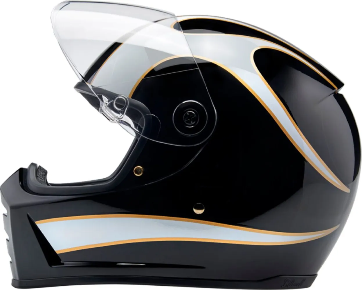 BILTWELL - HELMET LANESPLTR BK/WT XL - 010116732