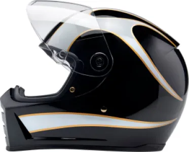 BILTWELL - HELMET LANESPLTR BK/WT XL - 010116732