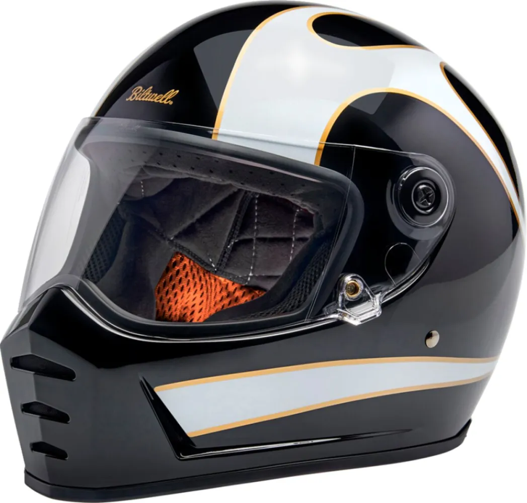 BILTWELL - HELMET LANESPLTR BK/WT XL - 010116732