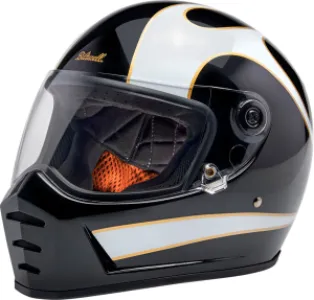 BILTWELL - HELMET LANESPLTR BK/WT XL - 010116732