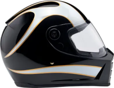 BILTWELL - HELMET LANESPLTR BK/WT XL - 010116732