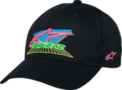 ALPINESTARS (CASUALS) - HAT CRV BILL SNP - VIVID BLK O - 25014336