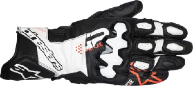 ALPINESTARS (ROAD) - GLOVE GP+ R V3 LTHR BK/WT/RD M - 33200765