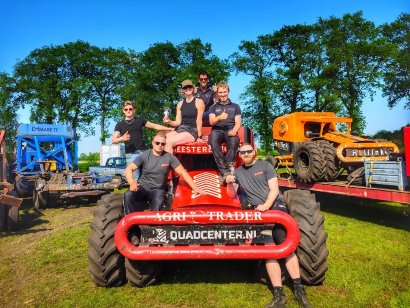 Spannende start van de NK Combinerace in de Hoeve