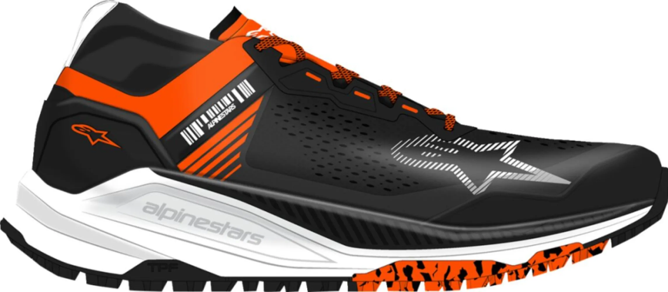 ALPINESTARS (ROAD) - SHOES META XR V2 BLK/OR/WH 105 - 34053598