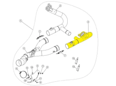 AKRAPOVIC - HEADER SS - 18601889