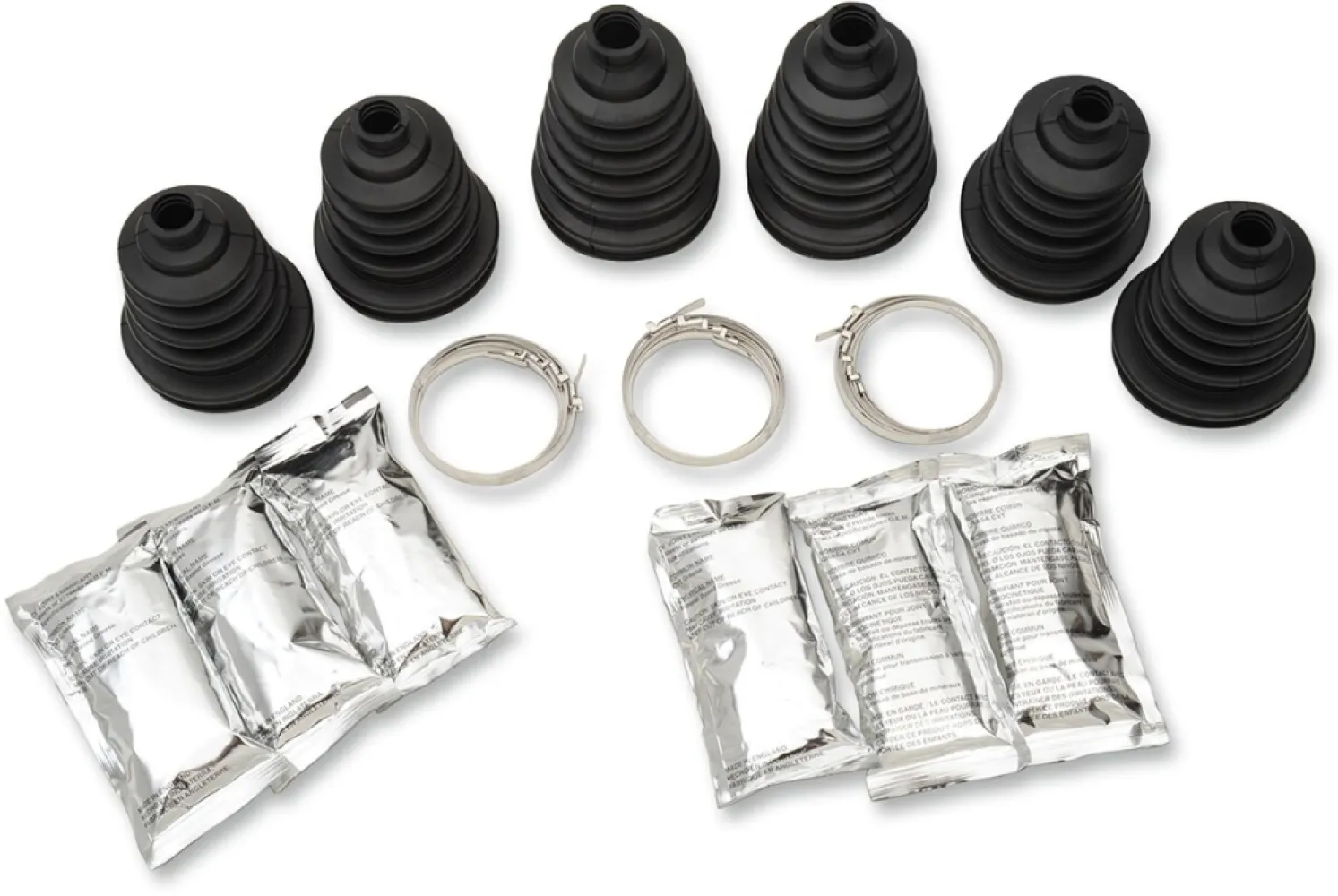 MOOSE OFFROAD FOUR WHEEL - BOOT KIT I/B O/B COMBO 6P - 02130658