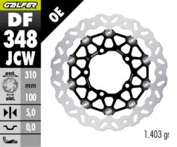 GALFER - BRAKE DISC WAVE FLOATECH - 17104825