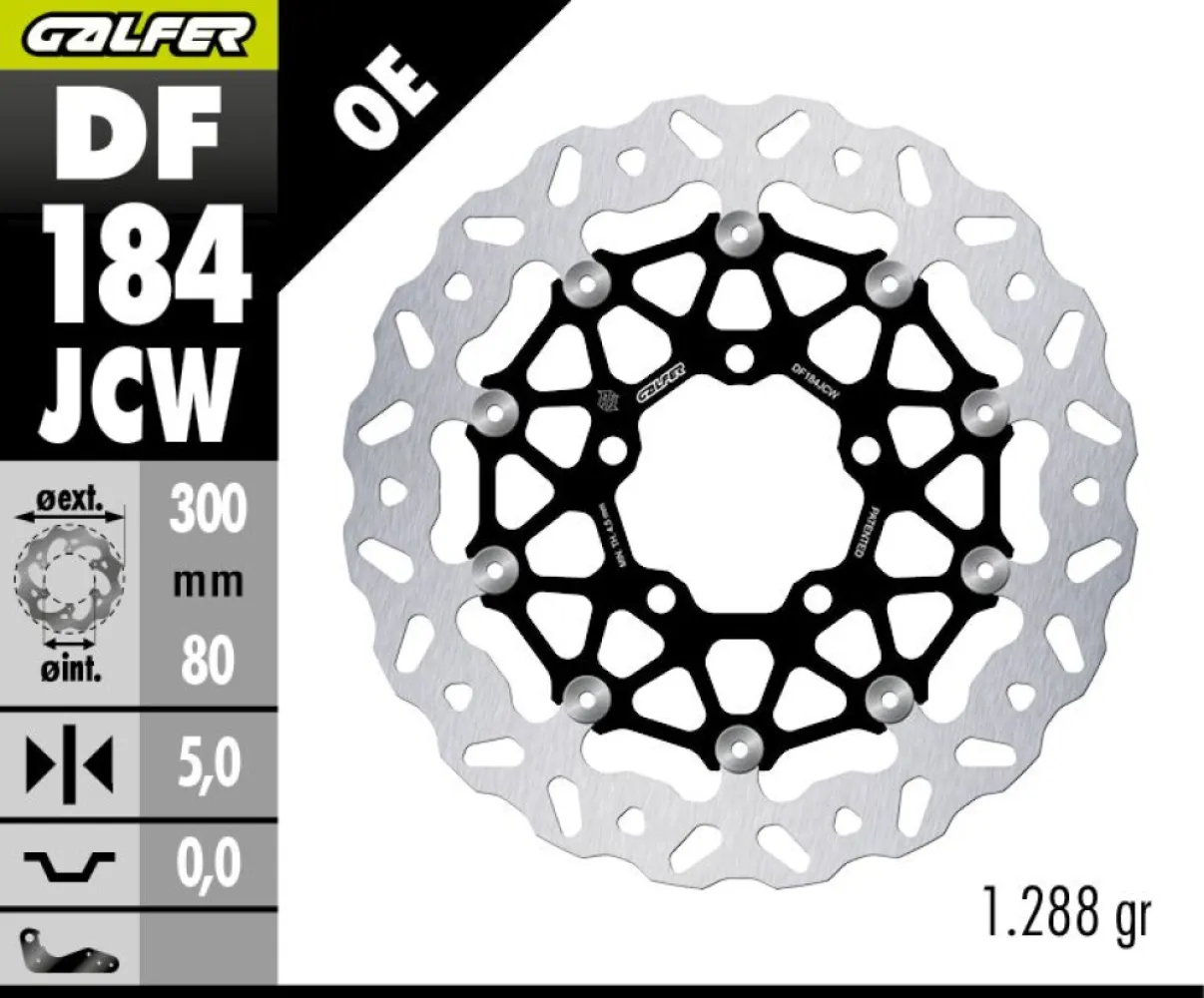 GALFER - BRAKE DISC WAVE FLOATECH - 17104832