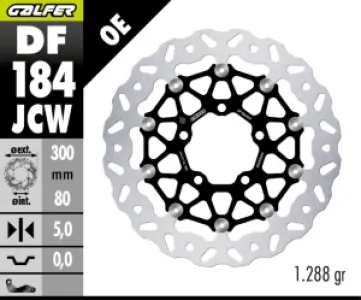 GALFER - BRAKE DISC WAVE FLOATECH - 17104832