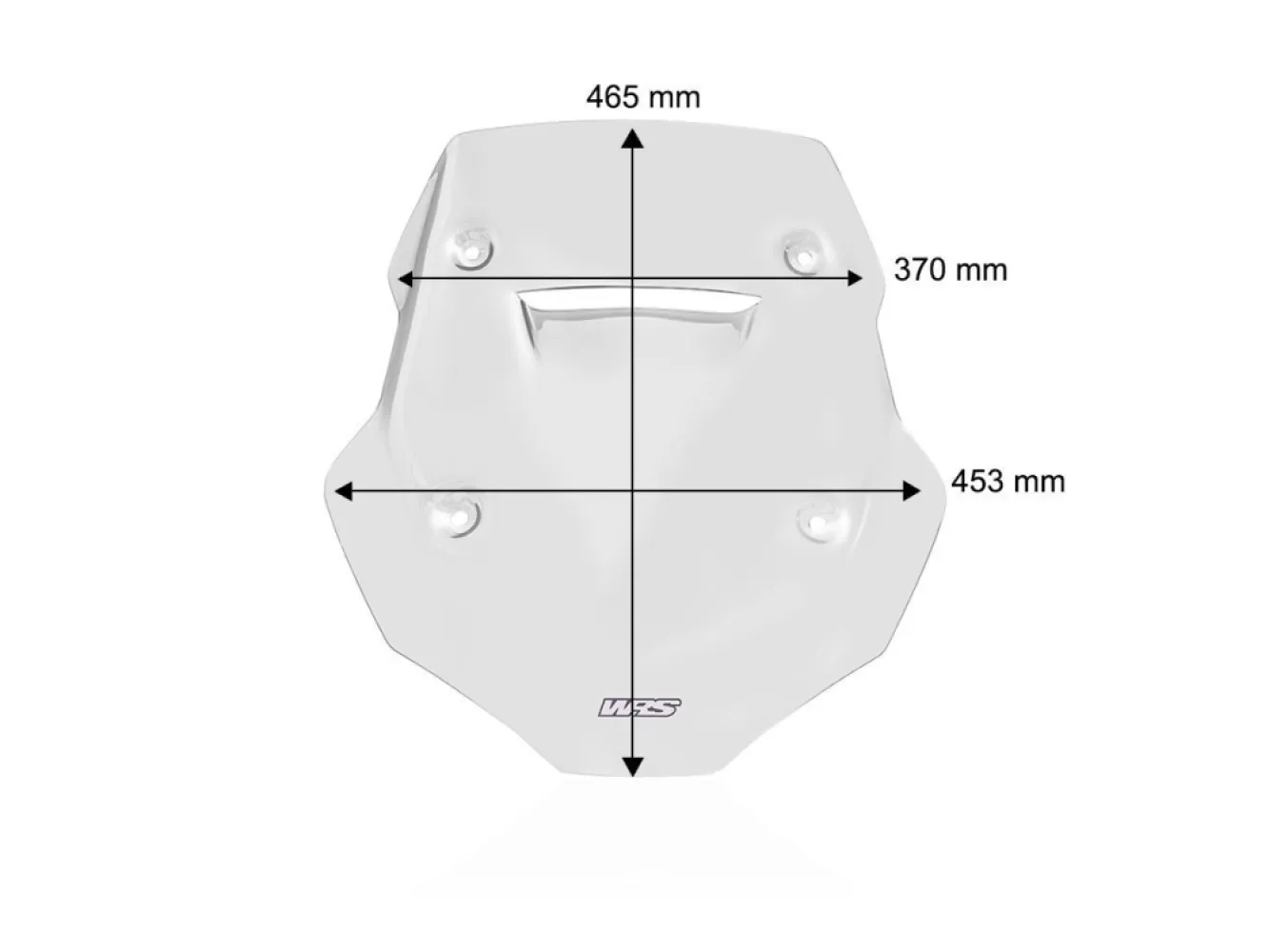 WRS - WINDSCREEN STANDARD CFMOTO 800 - 23121407