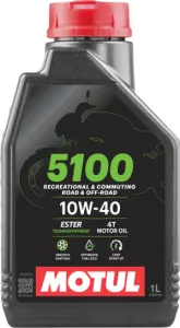 4-Stroke Engine Oil 10W40 – Motul 5100 Semi-Synthetic (1L) - 1099399