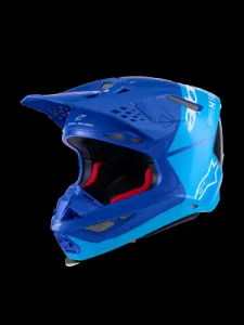 ALPINESTARS(MX) - HELMET S-M10 FLOOD BLUE/BLK-CA - 01109040