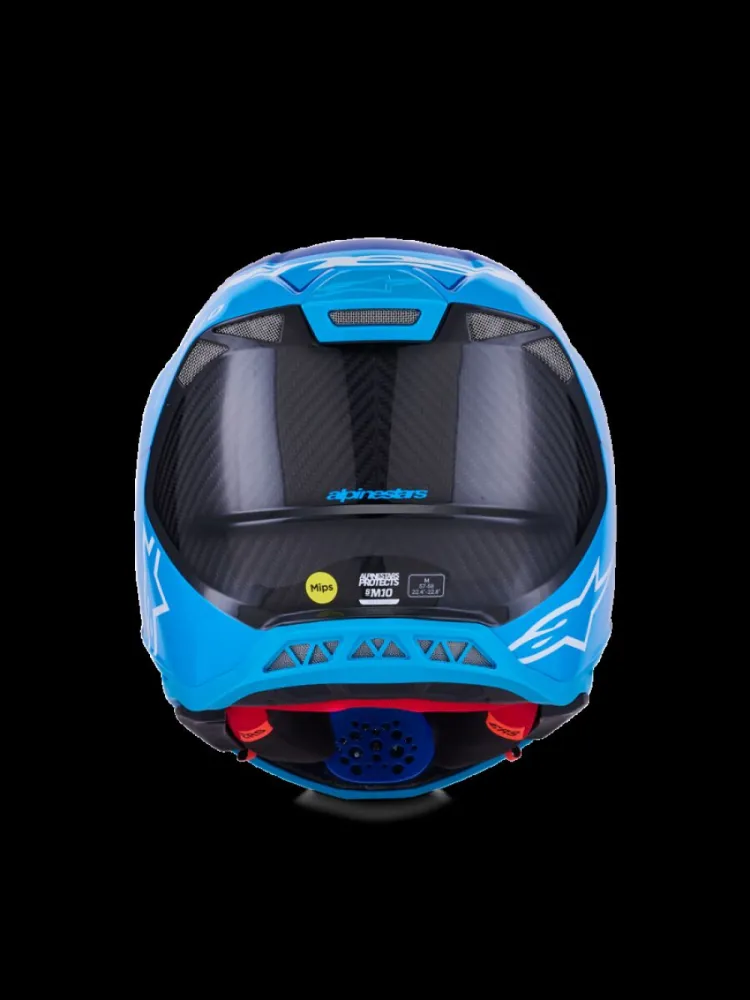 ALPINESTARS(MX) - HELMET S-M10 FLOOD BLUE/BLK-CA - 01109040