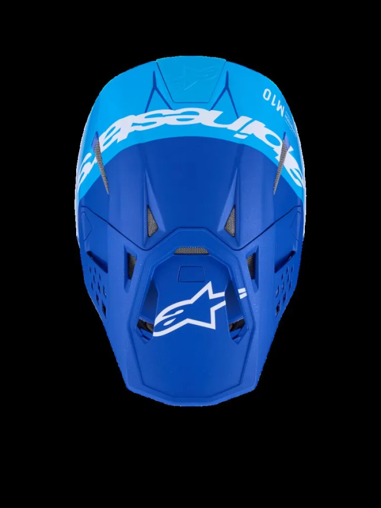 ALPINESTARS(MX) - HELMET S-M10 FLOOD BLUE/BLK-CA - 01109040