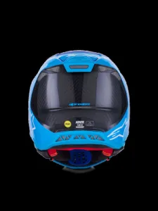 ALPINESTARS(MX) - HELMET S-M10 FLOOD BLUE/BLK-CA - 01109041