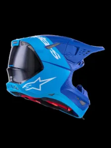 ALPINESTARS(MX) - HELMET S-M10 FLOOD BLUE/BLK-CA - 01109043