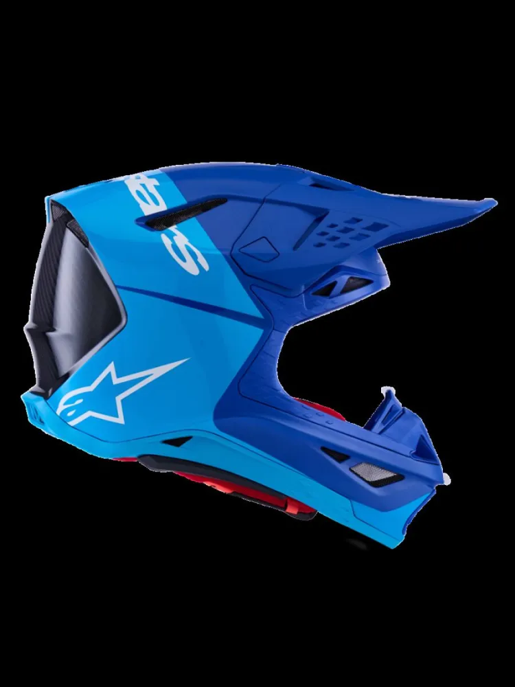 ALPINESTARS(MX) - HELMET S-M10 FLOOD BLUE/BLK-CA - 01109044