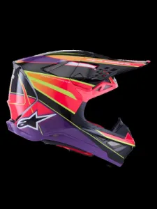 ALPINESTARS(MX) - HELMET S-M10 ERA PINK/VIO/YL X - 01109049