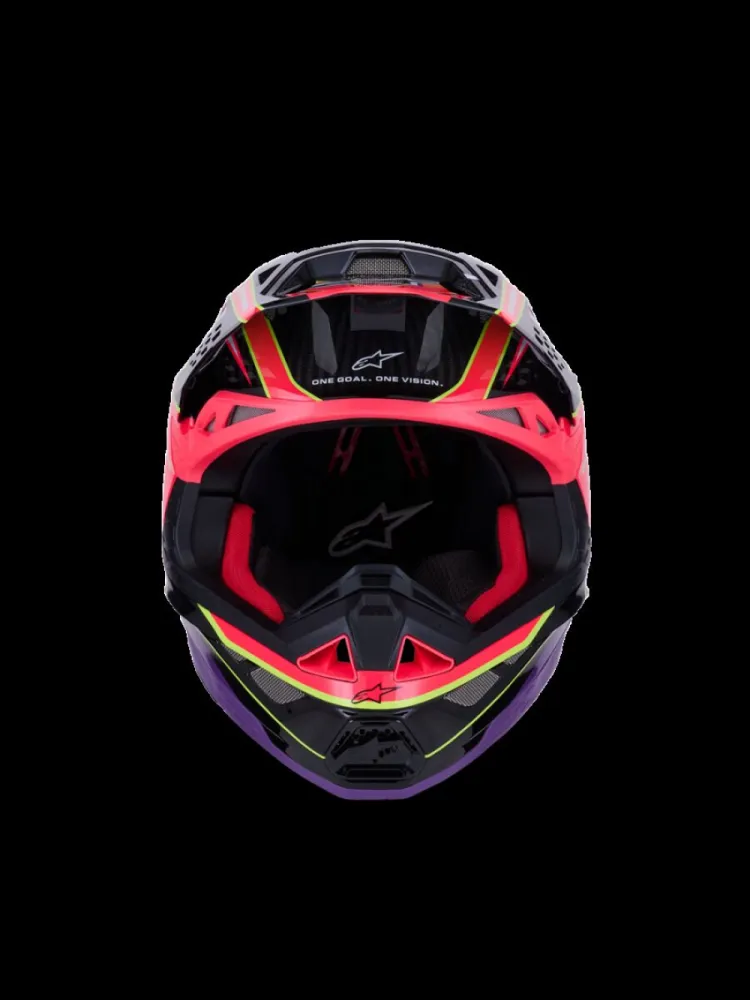 ALPINESTARS(MX) - HELMET S-M10 ERA PINK/VIO/YL X - 01109049