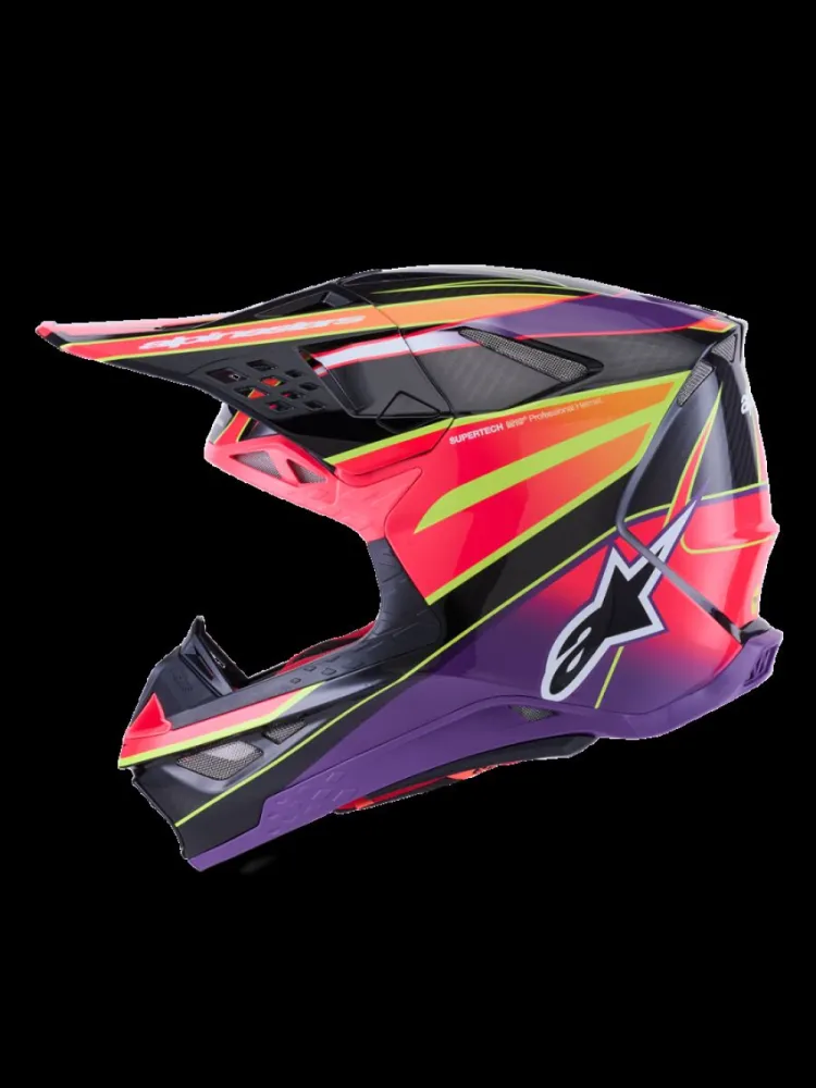ALPINESTARS(MX) - HELMET S-M10 ERA PINK/VIO/YL X - 01109049