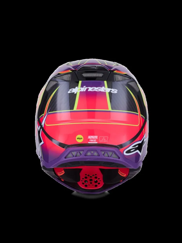 ALPINESTARS(MX) - HELMET S-M10 ERA PINK/VIO/YL X - 01109049