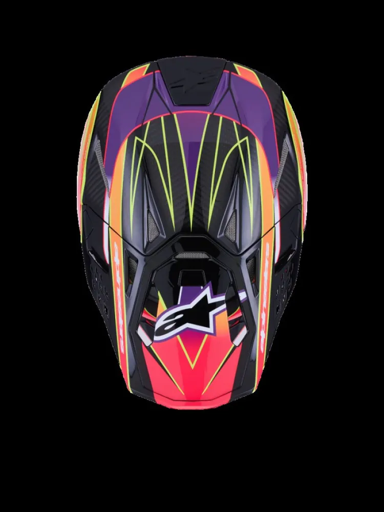 ALPINESTARS(MX) - HELMET S-M10 ERA PINK/VIO/YL X - 01109049