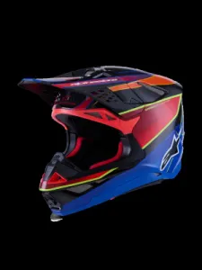 ALPINESTARS(MX) - HELMET S-M10 ERA BLUE/RED/YL X - 01109051