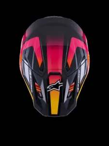 ALPINESTARS(MX) - HELMET SM7 RISE BLK/YL/PINK M - 01109059