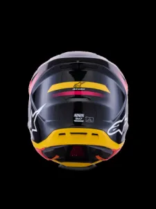ALPINESTARS(MX) - HELMET SM7 RISE BLK/YL/PINK M - 01109059