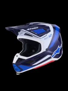 ALPINESTARS(MX) - HELMET SM7 RISE BLUE/WHITE XS - 01109069