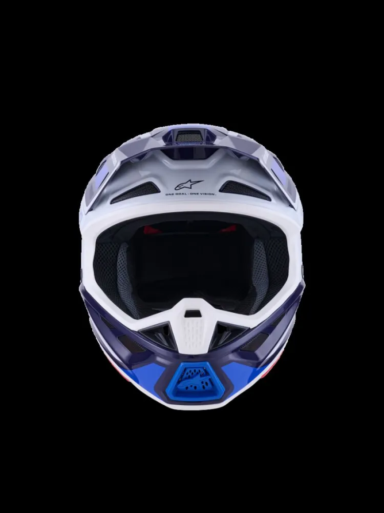 ALPINESTARS(MX) - HELMET SM7 RISE BLUE/WHITE XS - 01109069