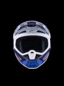 ALPINESTARS(MX) - HELMET SM7 RISE BLUE/WHITE XS - 01109069