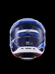 ALPINESTARS(MX) - HELMET SM7 RISE BLUE/WHITE XS - 01109069