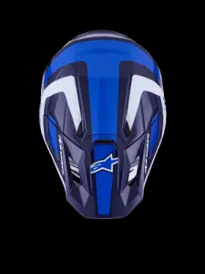 ALPINESTARS(MX) - HELMET SM7 RISE BLUE/WHITE XS - 01109069