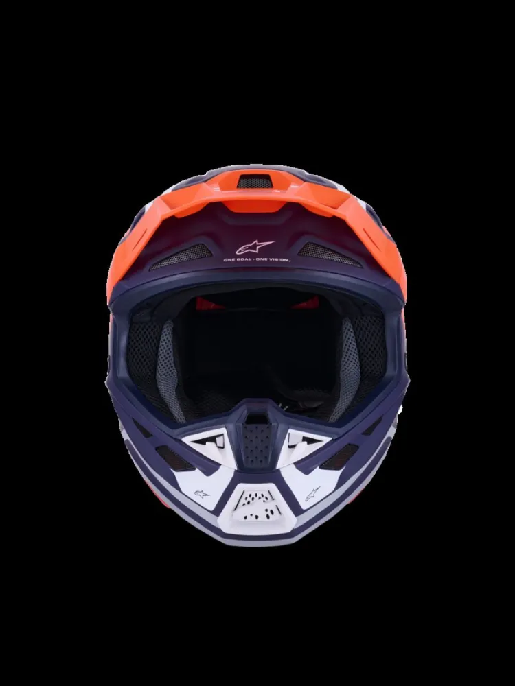 ALPINESTARS(MX) - HELMET SM7 CORE ORAN/BLUE S - 01109082
