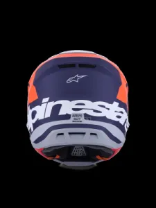 ALPINESTARS(MX) - HELMET SM7 CORE ORAN/BLUE L - 01109084