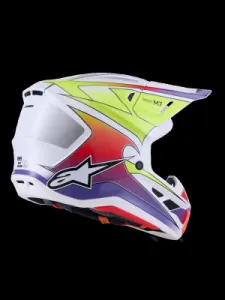 ALPINESTARS(MX) - HELMET SM7 FUSE WHT/YL/PU XS - 01109087