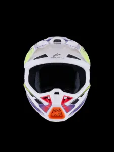 ALPINESTARS(MX) - HELMET SM7 FUSE WHT/YL/PU XS - 01109087