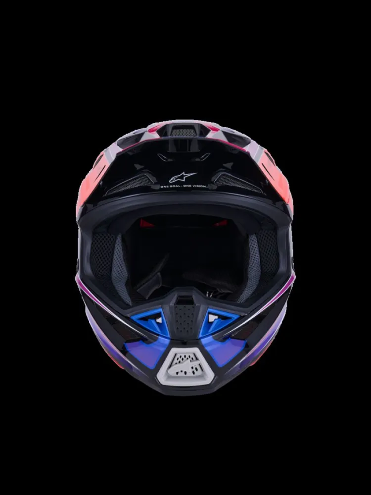 ALPINESTARS(MX) - HELMET SM7 FUSE BLU/PU/PINK M - 01109095