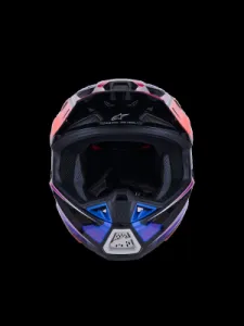 ALPINESTARS(MX) - HELMET SM7 FUSE BLU/PU/PINK M - 01109095