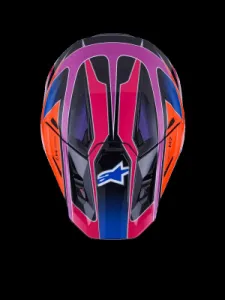 ALPINESTARS(MX) - HELMET SM7 FUSE BLU/PU/PINK M - 01109095
