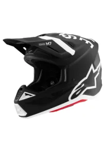 ALPINESTARS(MX) - HELMET SM7 DASHER BLK/WHT L - 01109102