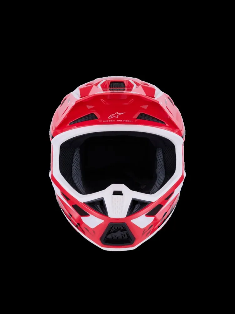 ALPINESTARS(MX) - HELMET SM7 DEED RED/BLK/WH 2X - 01109110