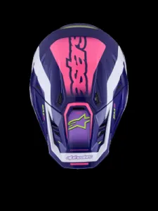 ALPINESTARS(MX) - HELMET SM7 DEED PURPLE/PINK XS - 01109111